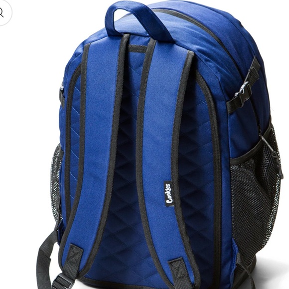 COOKIES Blue Backpack with Colorful Logo NWT - Picture 2 of 3